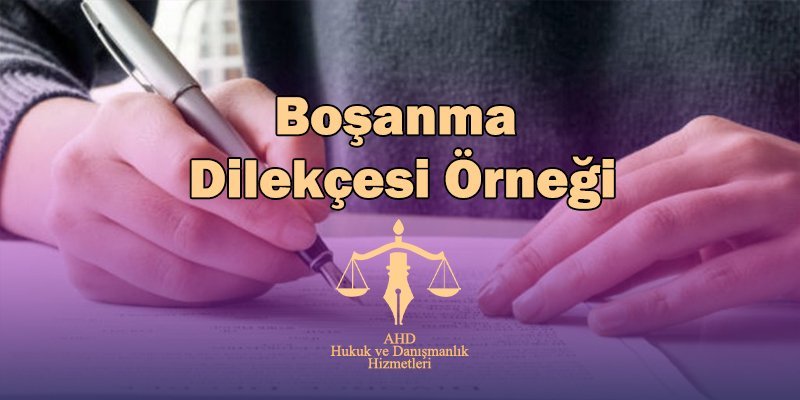 boşanma dilekçesi örneği