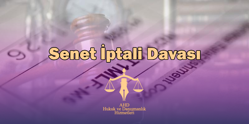Senet İptali Davası